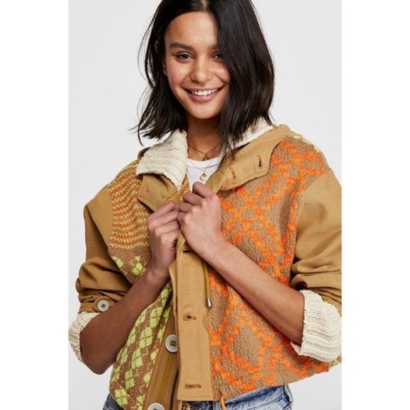 Free People Jackets & Blazers - Free People Reno Knit Oversized Jacket Large